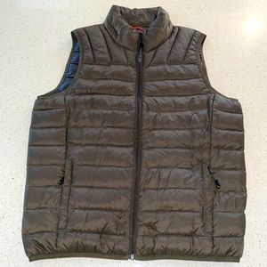 Hawke & Co. Olive Down Feather Puffer Vest Women’s size Small